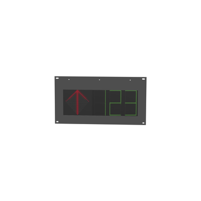 Guía de Estacionamiento Interior / Ideal para Pasillos y Áreas de Control de Estacionamientos / RS485- RJ45 / Indicador Numérico / Flecha Dinámica