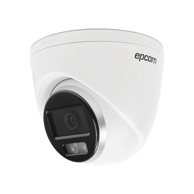 Turret TURBOHD 3K (5 Megapixel) / Lente 3.6 mm / Micrófono Integrado / Imagen a Color 24/7 (ColorVu) / 40 mts Luz Blanca / Exterior IP67 / dWDR / 4 Tecnologías