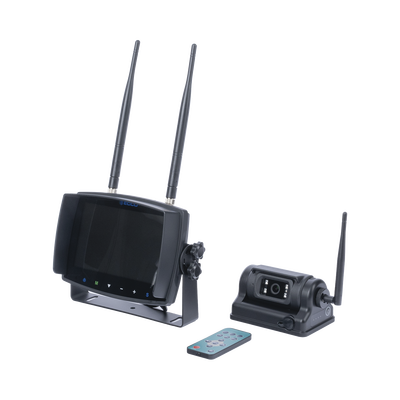 Sistema inalámbrico de reversa con cámara infrarroja , imán y monitor de 7" táctil