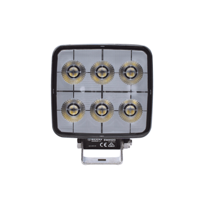 Luz de trabajo de 6 LED, 12-24 Vcc, 2800 lumenes