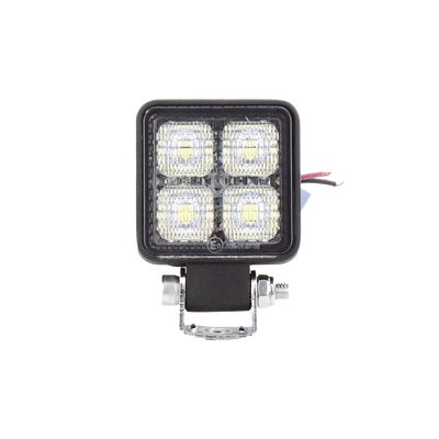 Luz de trabajo de 4 LED de 10 Watt, 12-24 Vcd, 800 lúmenes