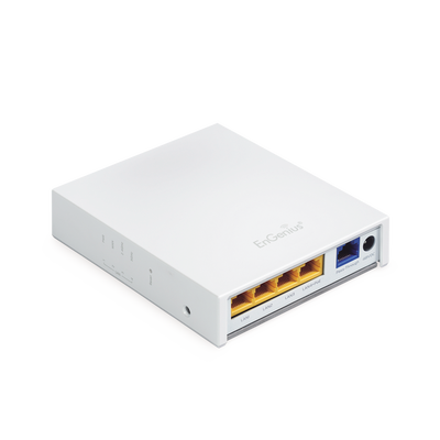 Punto de Acceso para Pared en 2.4 GHz,MIMO 2x2, Hasta 300 Mbps, 4 Puertos uno con Salida PoE. 100 mW de Potencia