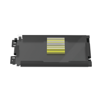 Charola de Empalme para Fibra Óptica, Para Protección de 6 Empalmes de Fusión o Mecánicos, Compatible con los Paneles FWME2