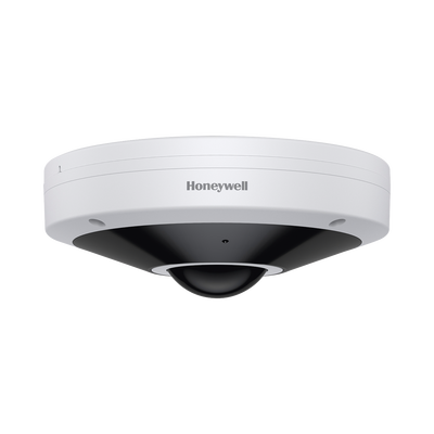 Fisheye IP 5 Megapixel / Lente 1.16 mm / Vista 360° / 180° / H.265 / Exterior IP66 / IK10 Antivandálica / PoE / Micrófono Integrado / ONVIF / NDAA / Serie 30 / Honeywell Security