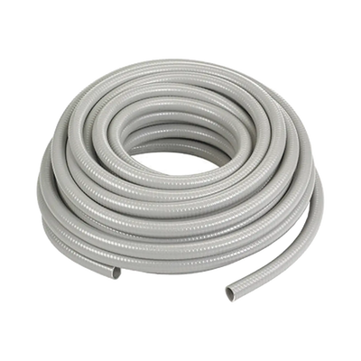 Manguera hermética tipo PolyTuff no metálica, gris de 3/8"/ 100 Pies / Aprobada para uso subterráneo y exteriores.