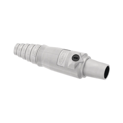 Conector Hembra Unipolar de 400 A 600 V CA/CC / Grado Industrial / Tornillos de fijación dobles/ Color Blanco.