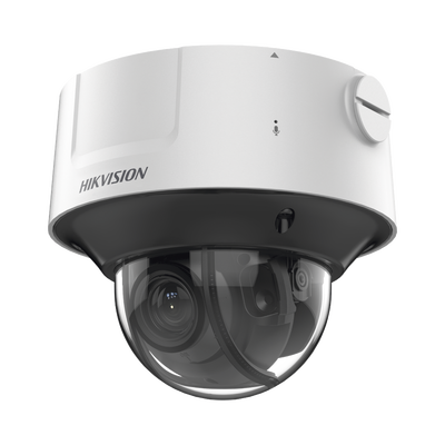 Domo IP 4 Megapixel / Lente Mot. 2.8 a 12 mm / Conteo de Personas / WDR 140 dB / 30 mts IR EXIR / DARKFIGHTER / Exterior IP67 / IK10 / Detección Facial / Búsqueda por Atributos / microSD