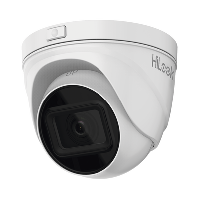 Turret IP 4 Megapixel / Lente Motorizado 2.8 - 12 mm / 30 mts IR EXIR / PoE / Exterior IP67 / WDR 120dB / Micro SD / H.265+ / Onvif