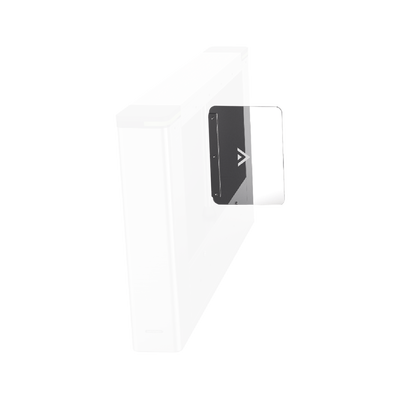 Aleta de Acrílico para formar  carriles de 110 cms en torniquetes Hikvision Series DS-K3B501 y DS-K3B601 / Uso en accesos amplios para silla de ruedas