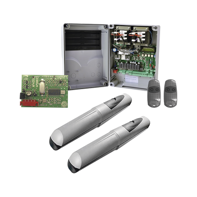 Kit de operadores AXO 5024 Para puertas Abatibles de hasta 5 Metros y 400 Kg de peso por hoja