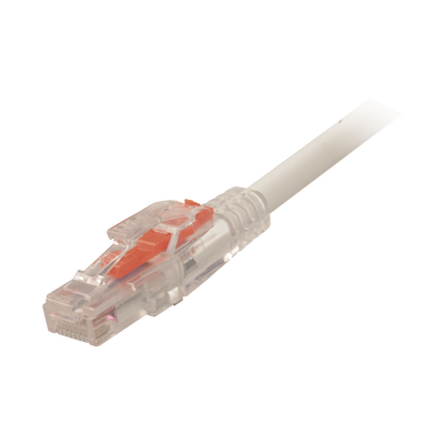 Patch Cord LockIT ™ Cat6 UTP, CM / LS0H, 7ft, Color Blanco, 26 AWG