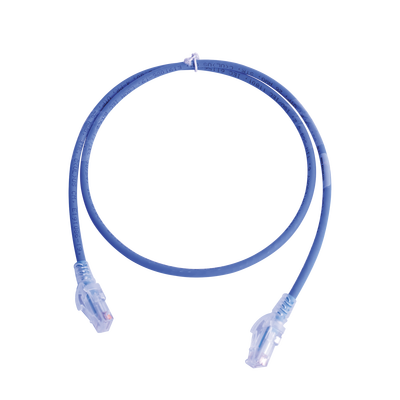 Patch Cord MC6 Modular Cat6 UTP, CM/LS0H, 3ft, Color Azul