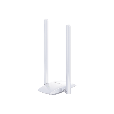 Adaptador Inalámbrico N / Alta Ganancia de 300 Mbps 2.4 GHz / 2 antenas externas de 5 dBi