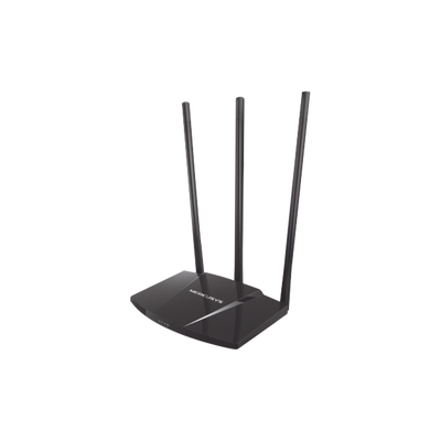 Router N de alta potencia 300 Mbps / 1 Puerto WAN 10/100 / 3 Puertos LAN 10/100 / Chip PA (potencia transmisión 2x) / 3 Antenas de 7 dBi