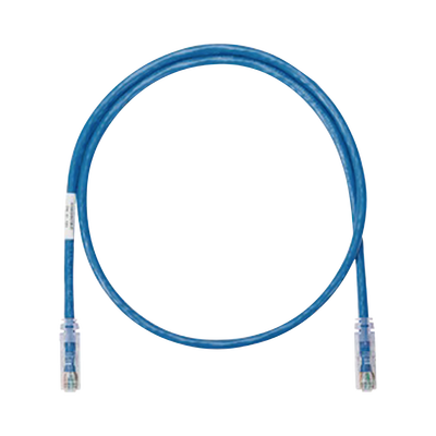 Cable de parcheo UTP Categoría 5e, con plug modular en cada extremo - 1 ft. - Azul