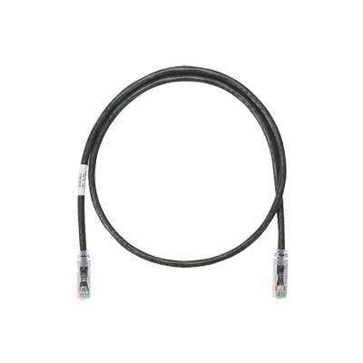 Cable de parcheo UTP Categoría 6, con plug modular en cada extremo - 2 m. - Negro