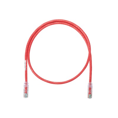 Cable de parcheo UTP Categoría 6, con plug modular en cada extremo - 3 m. - Rojo