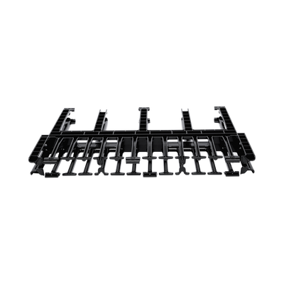 Organizador de Cables Horizontal NetManager de Alta Densidad, Doble (Frontal y Posterior), Para Rack de 19in, 1UR