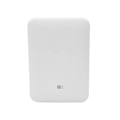 Access Point WiFi cnPilot e500 para exterior, IP67 grado industrial, Filtros para coexistencia con redes LTE, doble banda, antena omidireccional y puerto PoE secundario