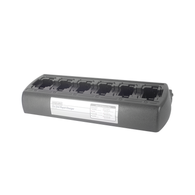 Multicargador rápido de 6 cavidades para IC-F50V, IC-F60, ICF60V para batería BP-227