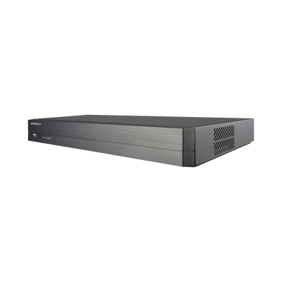 NVR 8 Megapíxel / 8 canales / H.265 / P2P Wisenet / 8 puertos PoE