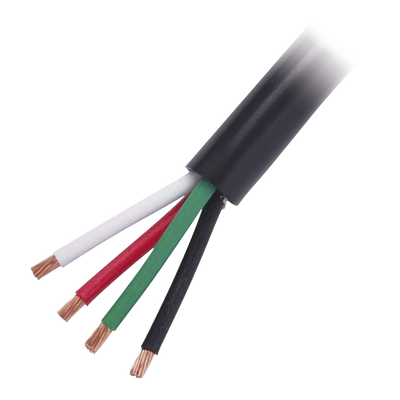 Cable Eléctrico de Uso Rudo 4 Hilos Calibre 14 AWG, Hasta 600 V. Rollo de 100 m.