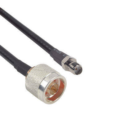 Cable LMR-240UF (Ultra Flex) de 60 cm con conectores N Macho y SMA Hembra.