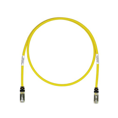 Patch Cord Cat6A, Blindado S/FTP, CM/LS0H, 13ft, Color Amarillo