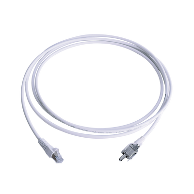 Patch Cord TERA Cat5e 10/100BASE-T, de 2 pares y conector modular, LS0H, Color Blanco, 3 metros