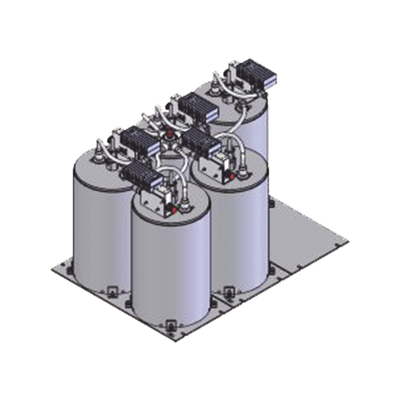 Combinador SINCLAIR, 6 Canales, 430-470 MHz, Montaje en Rack 19", 100 kHz, 125 Watt, N Hembras.