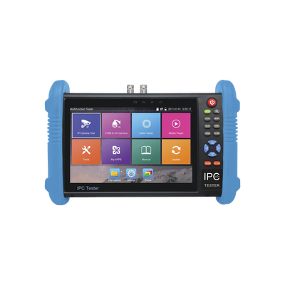 Probador de Vídeo Android con Pantalla LCD de 7" para IP ONVIF / HD-TVI (8MP), HD-CVI (8MP) y AHD (5MP) / Wi-Fi, Scanner IP, WiFi, entrada HDMI