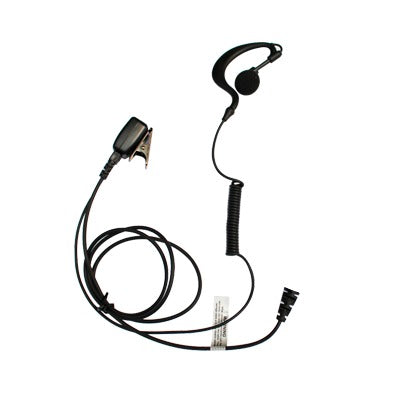 Micrófono de solapa con auriculares de gancho en forma de G para Motorola HT750/1250/1550/PRO5150/5550/7150