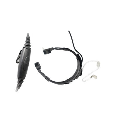 Micrófono ligero de garganta para radios Motorola HT-750/ 1250/ 1550/ PRO5150/5350/5450/5550/7150/7350/7450/7550/9150