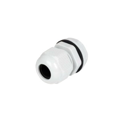 Conector Plástico Gris  Tipo Glándula para Cable de 3.5 a 6 mm de Diámetro.