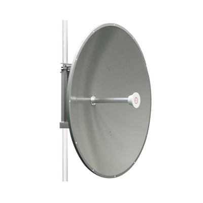 Antena direccional de 4 ft, 5.1 a 7.1 GHz, Ganancia 36 dBi, Conectores RP-SMA Hembra, Polarización doble, incluye montaje para torre o mástil