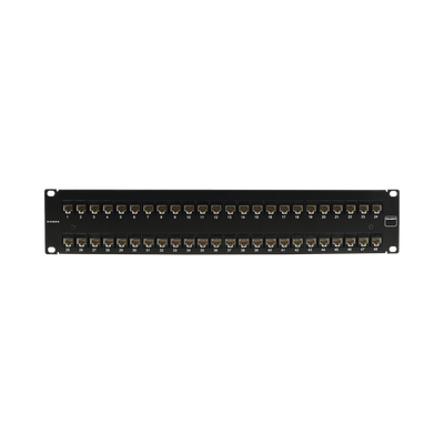 Patch Panel UltraMAX. UTP, Precargado con Jacks Cat6, 48 Puertos, Plano, 2U