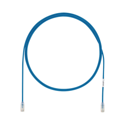Cable de Parcheo UTP Cat6A, CM/LSZH, Diámetro Reducido (28AWG), Color Azul, 12ft