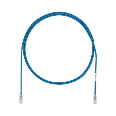 Cable de Parcheo UTP Cat6A, CM/LSZH, Diámetro Reducido (28AWG), Color Azul, 17 Metros