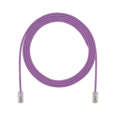 Cable de Parcheo UTP, Cat6A, 24 AWG, CM, Color Violeta, 22ft