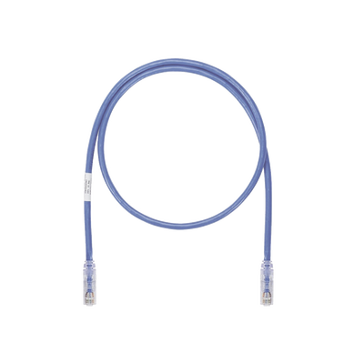 Cable de Parcheo UTP, Cat6A, 24 AWG, CM, Color Azul, 14ft