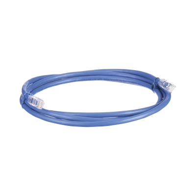 Cable de Parcheo UTP, Cat6A, 24 AWG, CM, Color Azul, 35ft