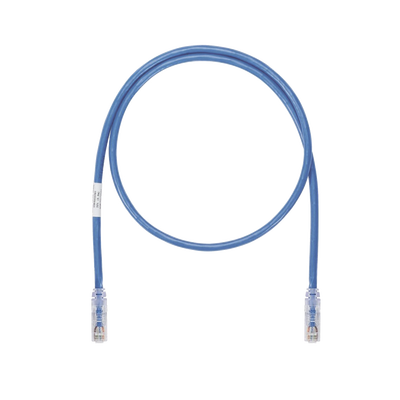 Cable de Parcheo UTP, Cat6A, 24 AWG, CM, Color Azul, 3 m.