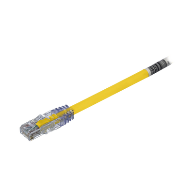 Cable de Parcheo UTP, Cat6A, 24 AWG, CM, Color Amarillo, 7ft