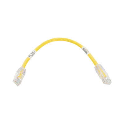 Cable de Parcheo TX6, UTP Cat6, 24 AWG, CM, Color Amarillo, 1ft