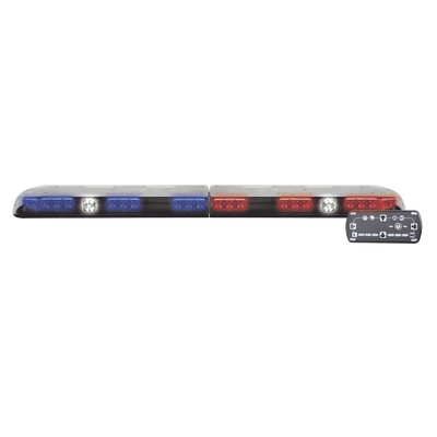 Barra de luces Vantage PRO Ultra Brillante con 64 poderosos LEDs última generación, color Rojo/Azul