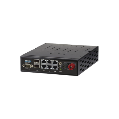 Switch WISP PoE pasivo Administrable de 8 puertos (6 PoE Gigabit + 2 SFP) entrada de 9-72 Vcc