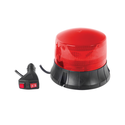 Burbuja LED giratoria color rojo, 9 LEDs, montaje magnético