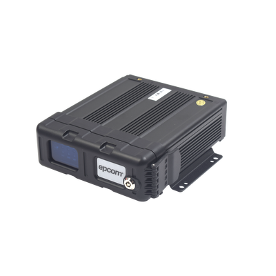 DVR móvil tribrido / no soporta transmisión de vídeo remota / almacenamiento en memoria SD / 4 canales AHD hasta 2MP + 1 canal IP hasta 2MP / compresión de vídeo H.265 /