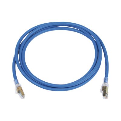 Patch Cord Z-MAX Cat6A UTP, CM/LS0H, 7ft, Color Azul