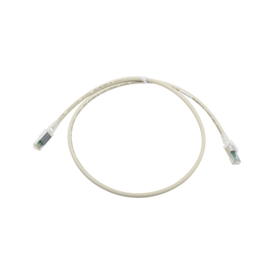 Patch Cord Z-MAX Cat6A S/FTP, CM/LS0H, 3ft, Color Gris, Versión Bulk (Sin Empaque Individual)